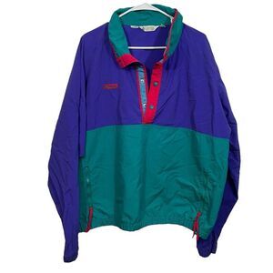 Columbia Vintage Colorblock Windbreaker Jacket